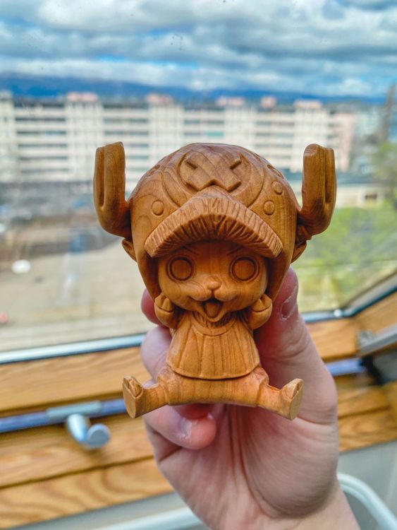 Chopper - One Piece wooden craft figure (Neu und originalverpackt) in ...
