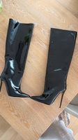 IDENTITA „Karen Black Patent“ Kniestiefel Gr. 39 NEU