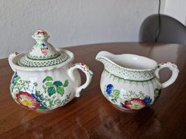 Milchkanne+  Zuckerdose, Masons Paynsley, England,