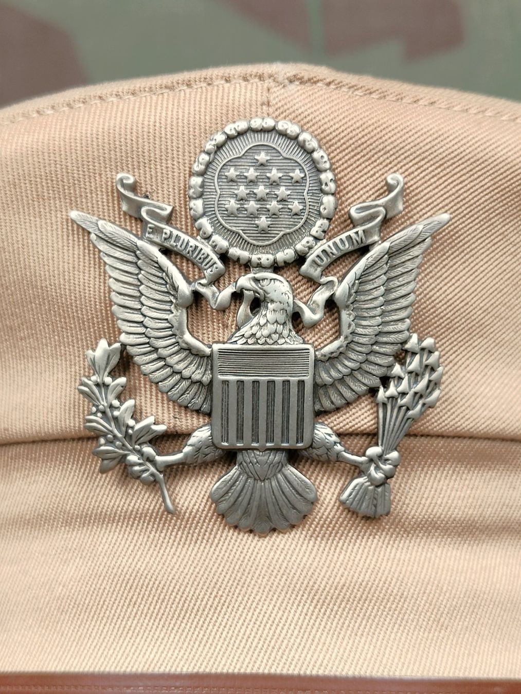 US Army Uniformi: Schirmmütze US Army, braun – Usato da Bauma venduto da SwissMilitaria 2