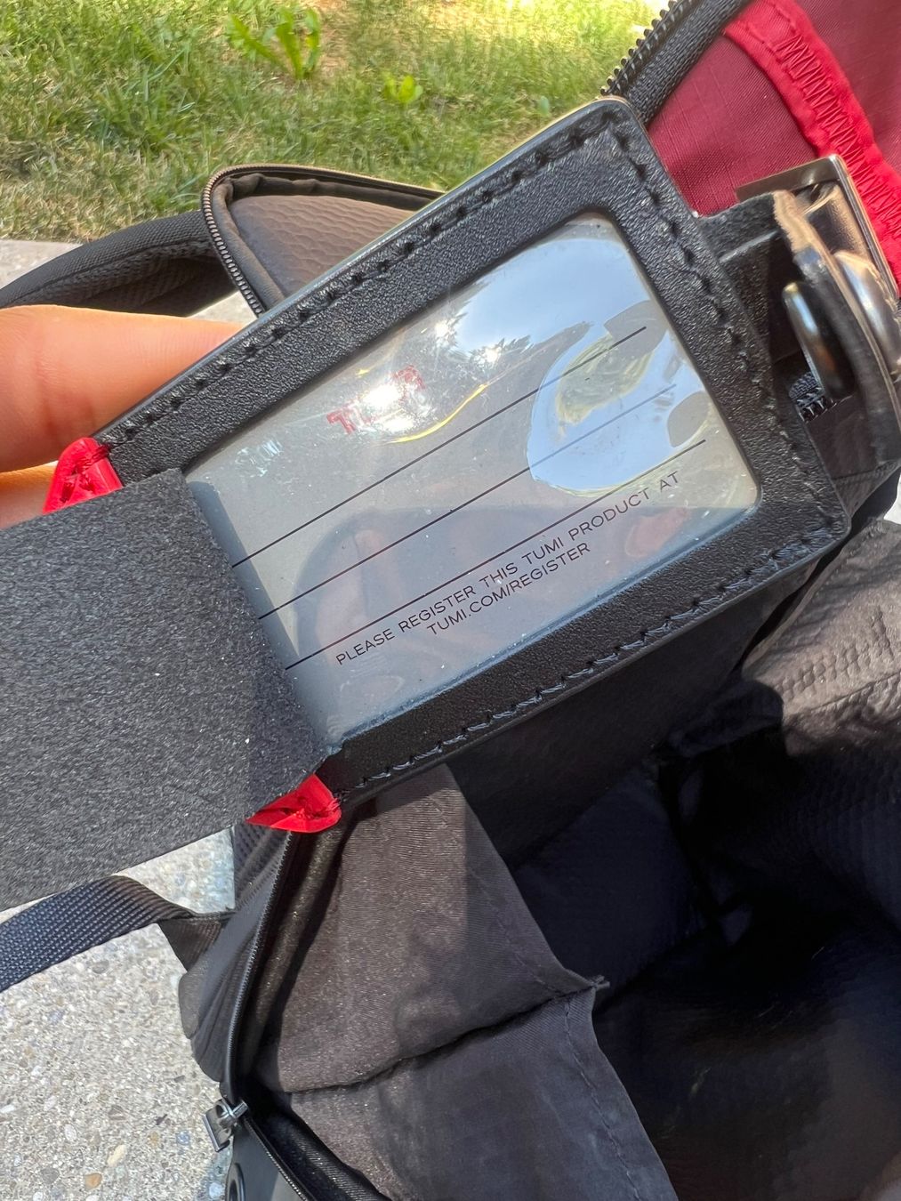 Tumi Valigie: TUMI Rollkoffer + TUMI Rucksack – Rot – Usato da Zürich venduto da lcohen1953 8