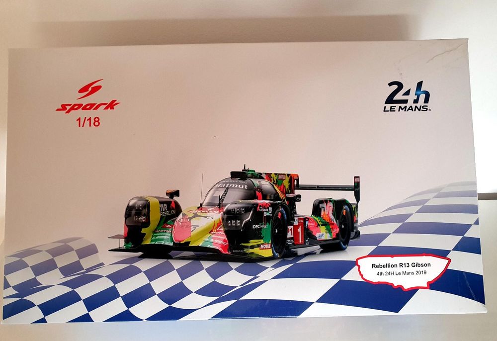 Rebellion R13 Gibson 3 24 Heures du Mans 2018 Spark S7002 - Miniatures Autos Motos