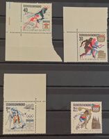 Tschechoslowakei 1971/72 Olympia Motive 4V MNH postfrisch