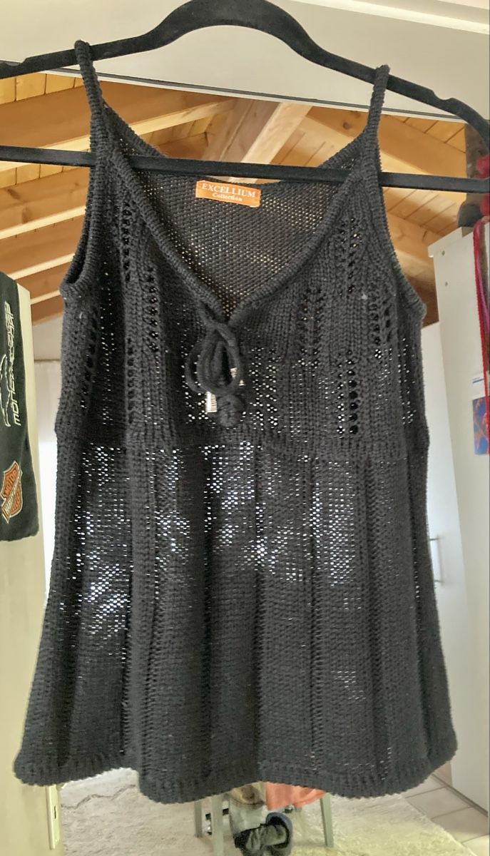 Tops: Stricktop Damen schwarz S – Gebraucht aus Uesslingen von manu-ela41