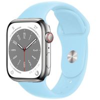 Silikon Armband für Apple Watch 42/44/45/49 mm - Sky Blue
