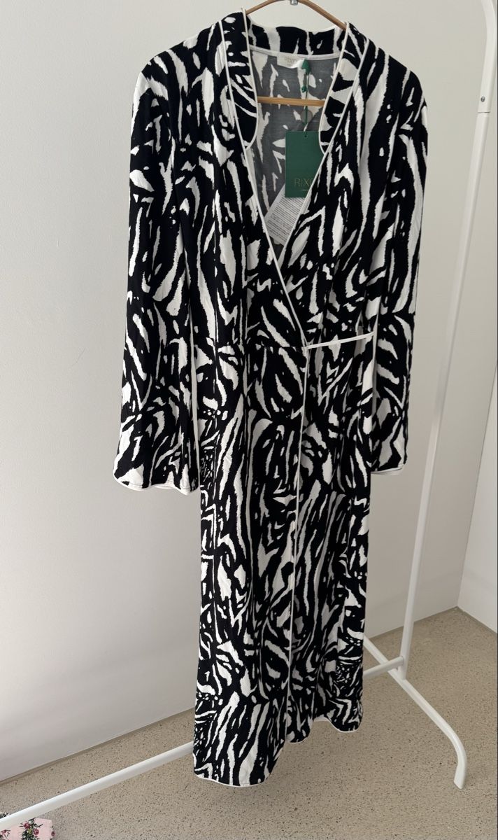 Vestiti: RIXO wrap dress black& white – Nuovo e nell'imballaggio originale da Zürich venduto da di_archive 8