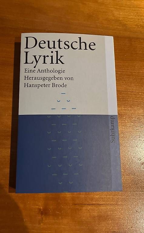 Livres: Deutsche Lyrik – D'occasion à Wimmis par nik_7vm7