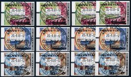 ATM 15-18.1 vier Sätze 70/90/120/130 Ortsstempel Ersttag