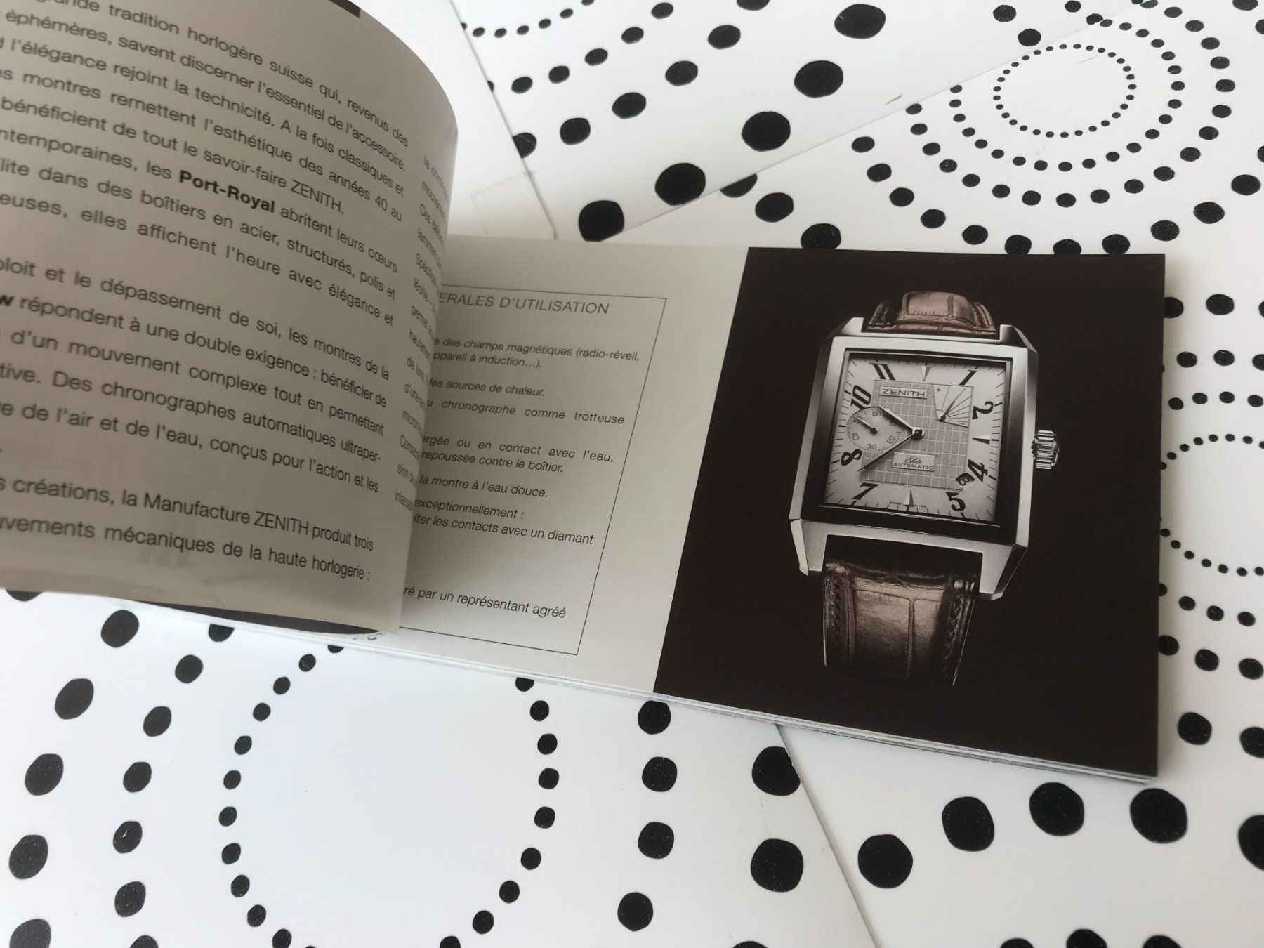 Zenith Documenti: ZENITH ORIGINAL - OPERATING INSTRUCTIONS - PORT ROYAL RARE ! – Nuovo (secondo la descrizione) da Epalinges venduto da dream-watch 4