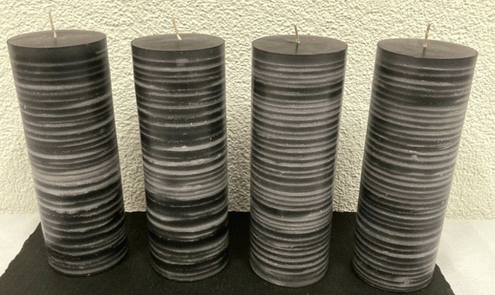 Candele: Kerzen Set, Marmoriert, 4×780gramm – Nuovo (secondo la descrizione) da Liestal venduto da Shelby787