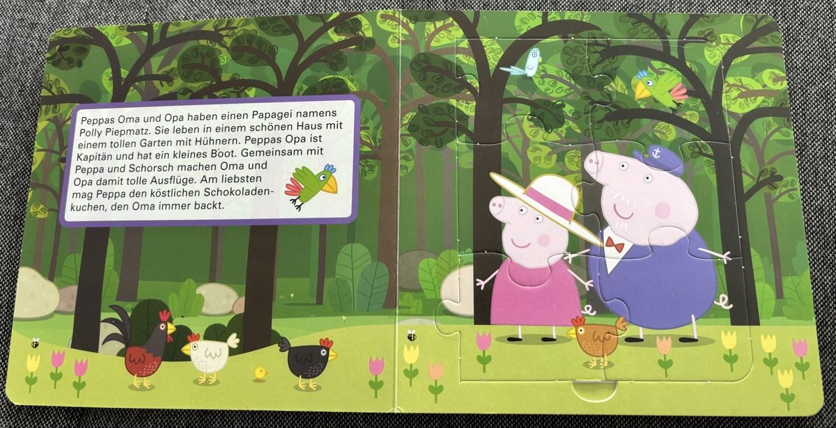 Libri: Peppa Pig Puzzlebuch mit 6 Puzzles – Usato da Jegenstorf venduto da Annina0506 5