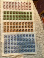 4 Bogen Pro Juventute 1955 ** postfrisch