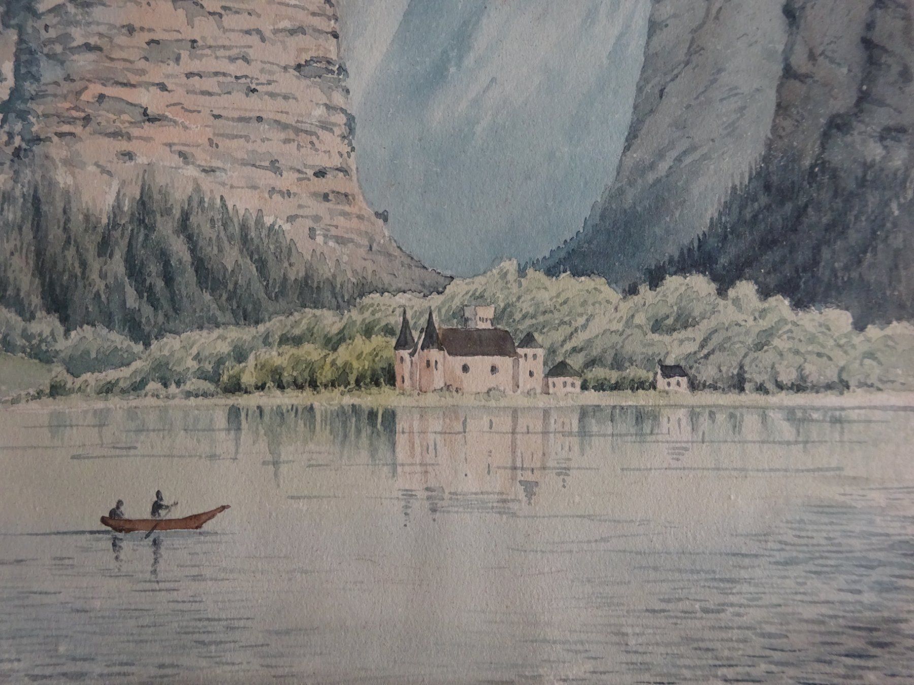 Dipinti: St. Wolfgangssee / 1885 – Usato da Esslingen venduto da eintagammeer 1