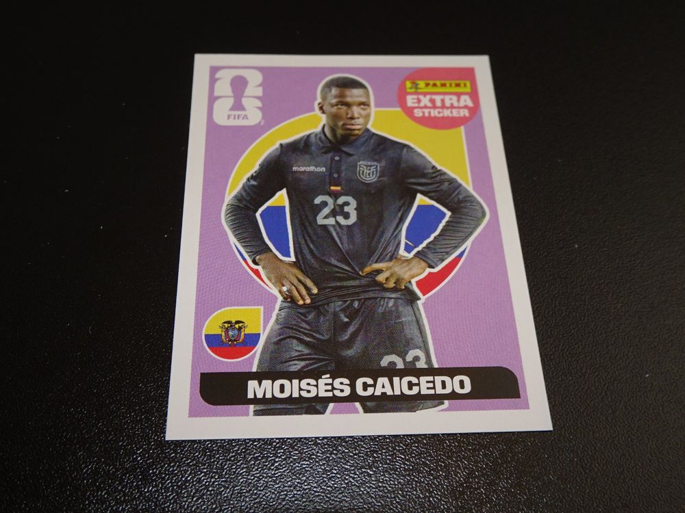 Panini WM 2026 - Extra Sticker - Regular - Moisés Caicedo (Neu (gemäss ...