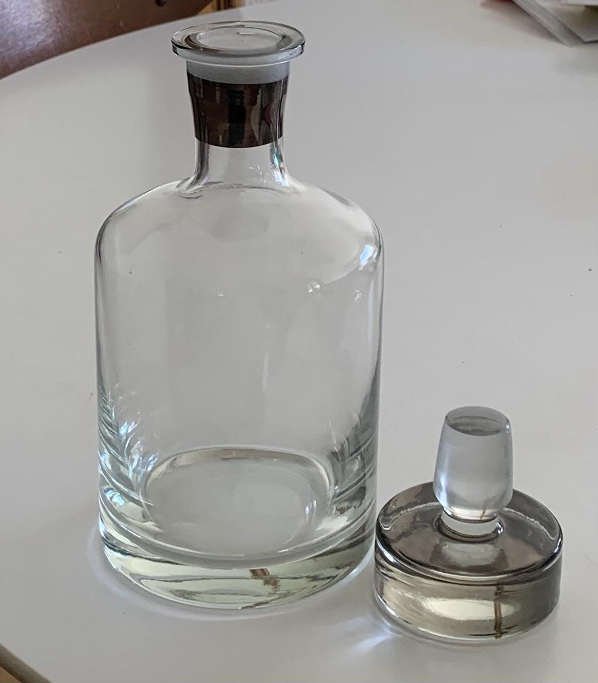 Caraffe: Kristall Glaskaraffe Whisky Karaffe  – Usato da Basel venduto da Jcva 6