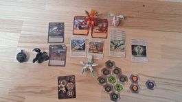 Bakugan Figuren,viele Karten.