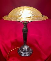 Lampe Art Nouveau, signée "Degué", des années 1920