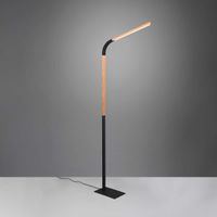 LED Stehleuchte, Schwarz, 169 cm Höhe