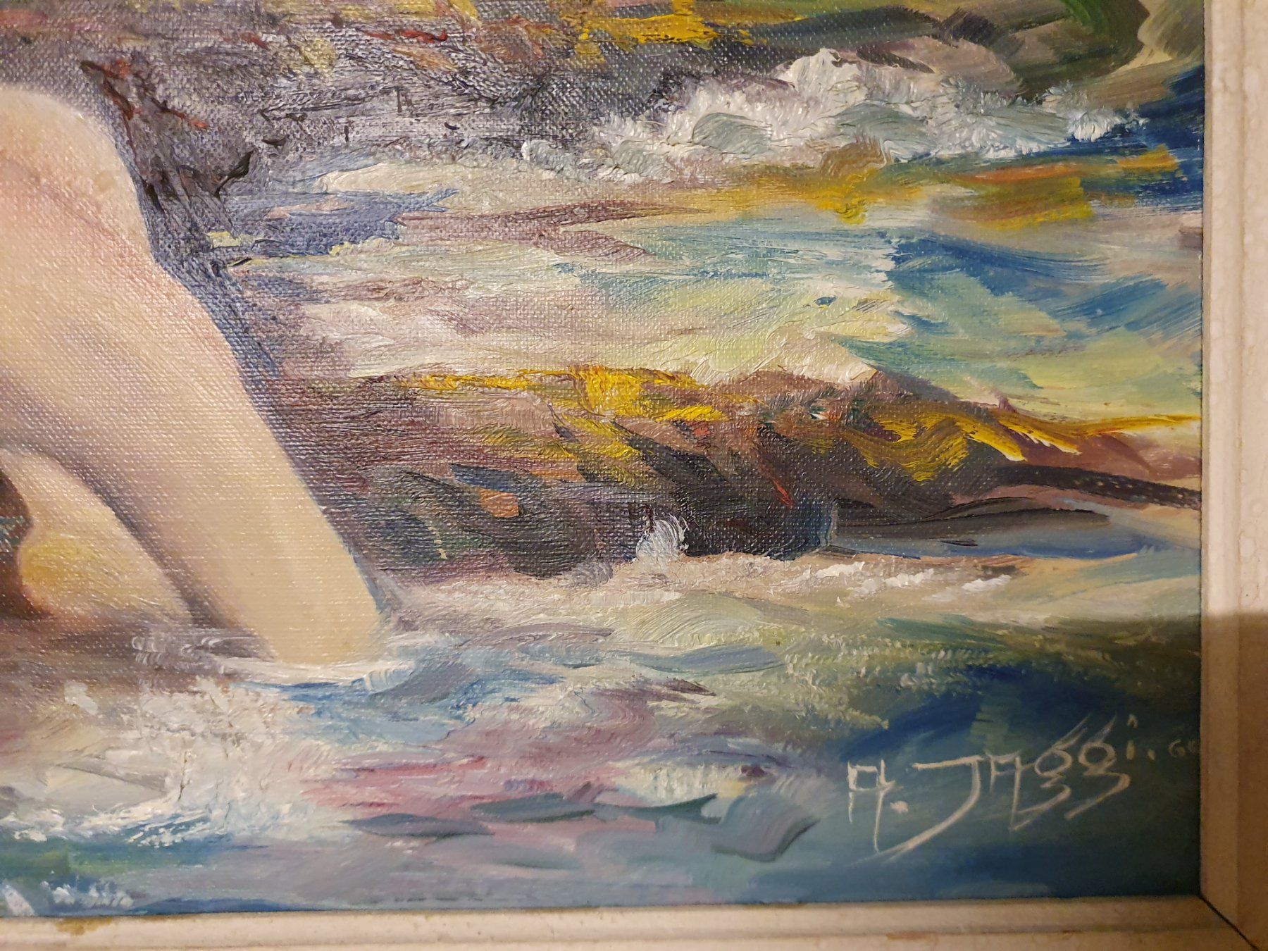 Dipinti: A. JAGGI circa 1960 venus – Usato da Genève venduto da GenevaArtsCollectors 1