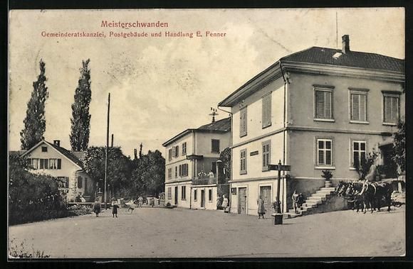 Ansichtskarten: Meisterschwanden, Handlung E. Fenner, Ge – Gebraucht aus Berlin von bartko-reher
