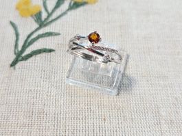 NEW - S925 Citrine Ring (Adjustable)