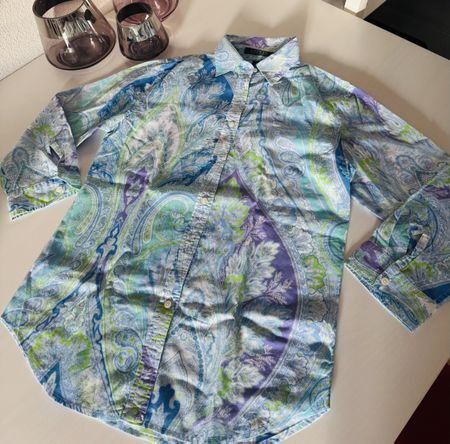 Bluse Lauren Ralph Lauren XS blau grün