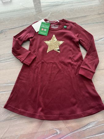 NEU Freds World Kleid bordeaux mit Pailletten Grösse 104 