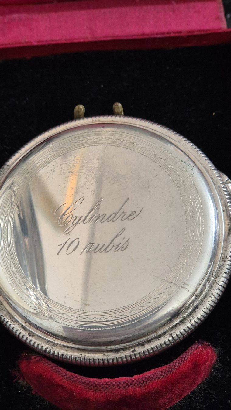 Uhren: Antike Silbertaschenuhr, ca. 53 mm mit Box – Gebraucht aus Marbach SG von Zippo1401 8