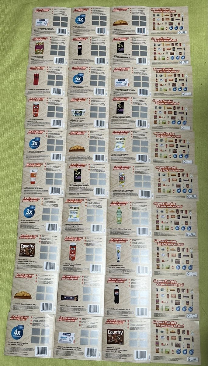 Coop Timbres & points: 30 coupons Grill & Win Coop 2026 – Neuf avec emballage d'origine à La Tour-de-Peilz par Pansy02