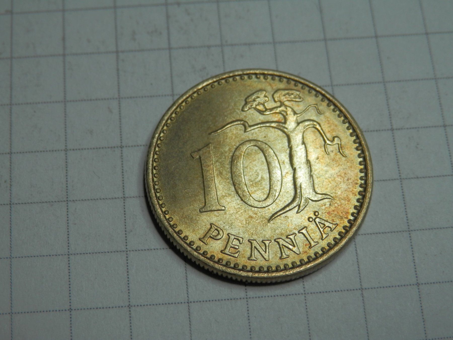 Tutti le monete: Finnland 10 Penny, 1980 – Usato da Weiach venduto da weiach81 1