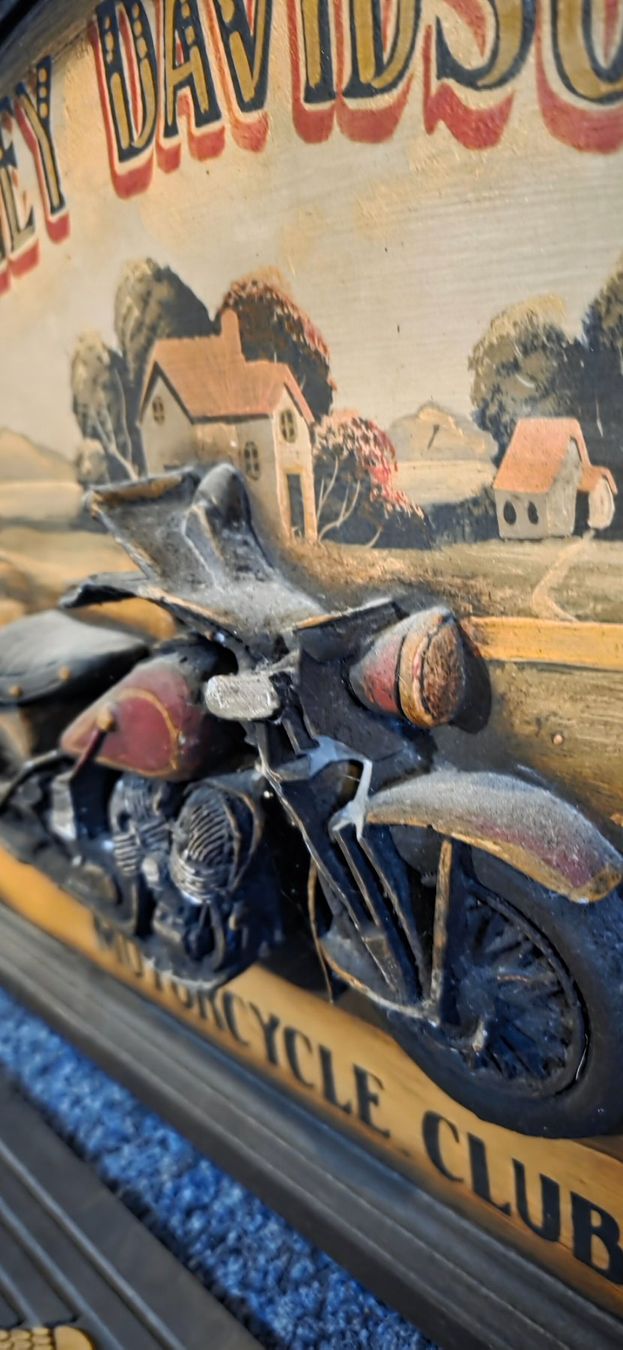 Foto & Immagini: Harley Davidson,  Fussmatte und Holzbild – Usato da Kaufdorf venduto da Nati-Nati 6