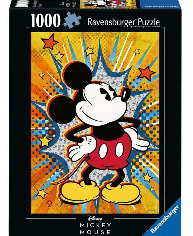 Ravensburger Puzzles: Ravensburger 1000 Teile Puzzle Retro Mickey – Neu und originalverpackt aus Oensingen von Liquidations-Shop