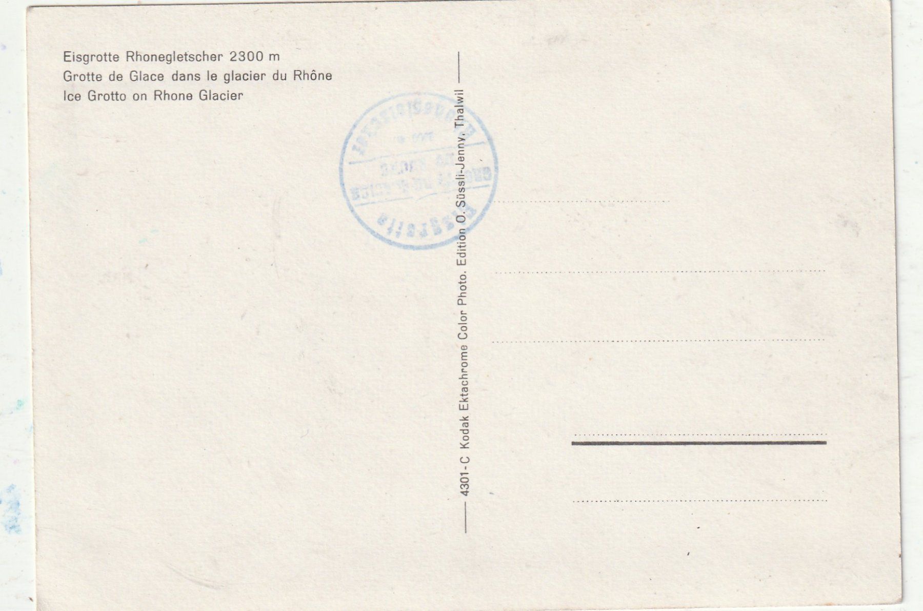 Cartoline postali: Rhonegletscher – Usato da Lumbrein venduto da made02 1