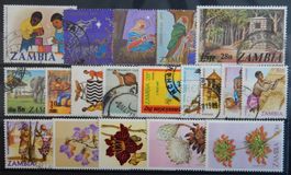 Zambia British Lot mit schönen Werten III