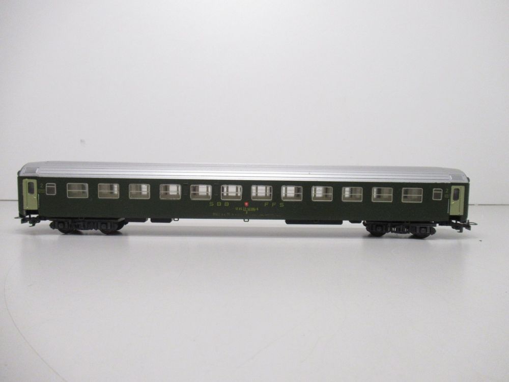 Liliput 282 Personenwagen 2.Klasse der SBB CFF FFS DC GS H0 (Gebraucht ...