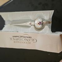Rödentaler Christbaumspitze, Vintage, Glas, Silber 🎄✨ (58)
