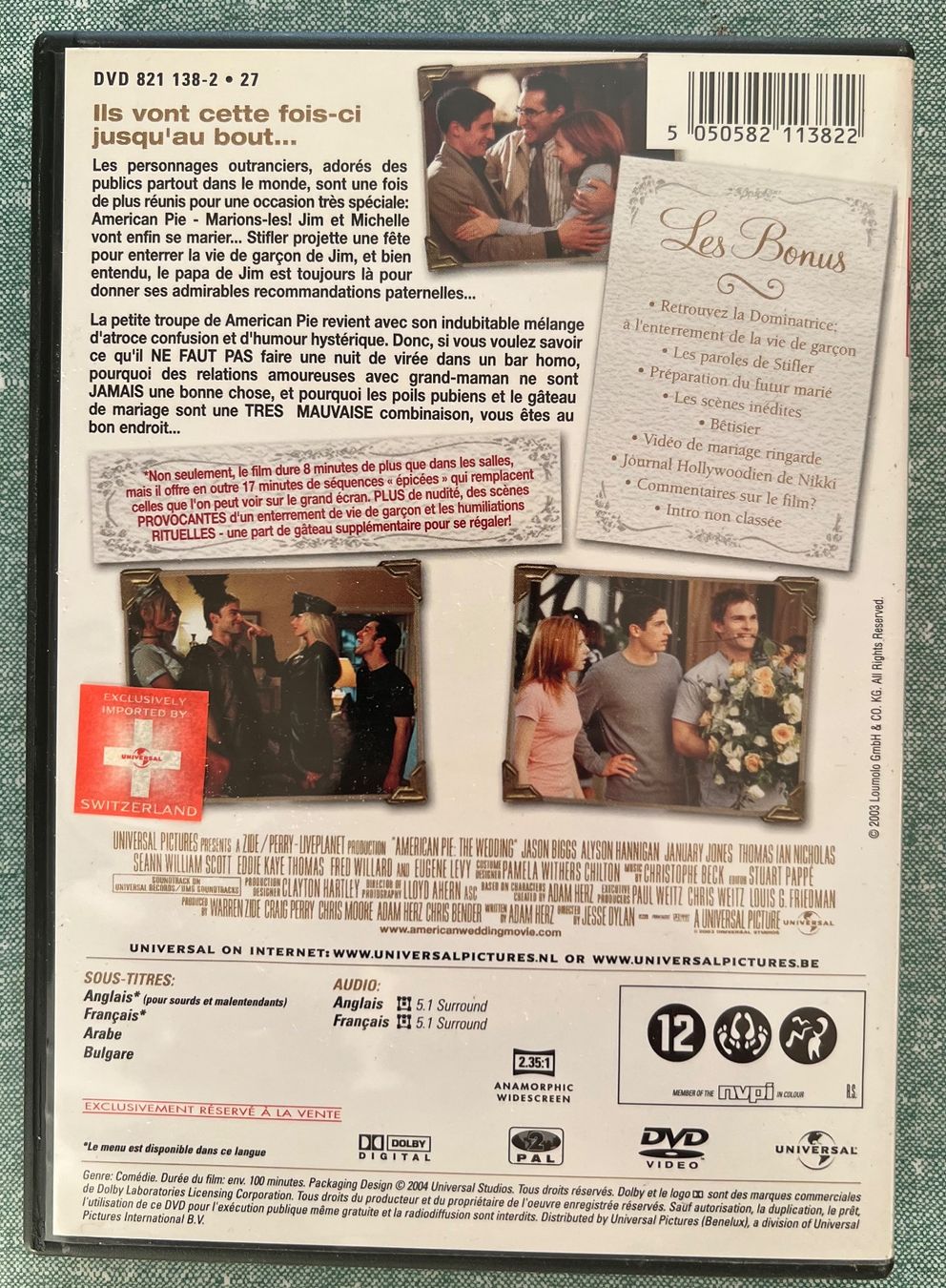 Tous les DVDs: American pie - marions les ! – D'occasion à Petit-Lancy par Hastala42 1