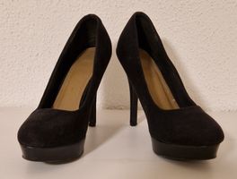 schwarze High Heels, Pimkie, Gr. 38