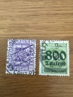 Deutsches Reich 800T/1000 – Inflationsmarke 1923 + Spanien