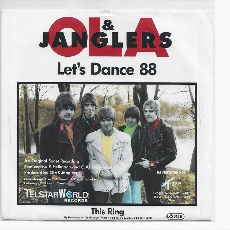 Dischi in vinile: Ola & Janglers  --  Let`s Dance 88  Single7 – Usato da Rheinau venduto da thealbum