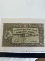 5 Franken Banknote Schweiz 1921, Sehr gut erhalten, (I3)