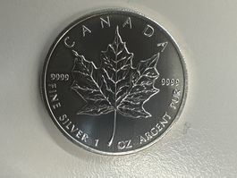1 Unze Silber Canada Maple Leaf 2013