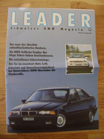 BMW-Newspaper "Leader" (Nr. 5) vom Dezember 1990