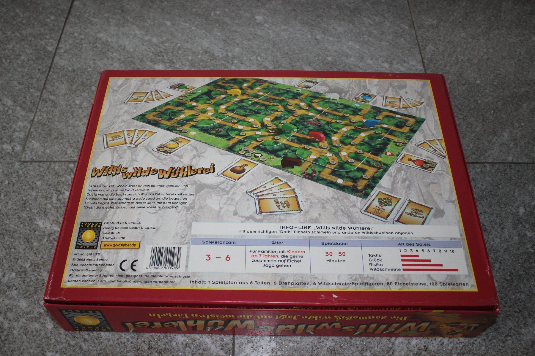 Spiele: Willis wilde Wühlerei - Gesellschaftsspiel – Neu (gemäss Beschreibung) aus Staufen von qualiton 2
