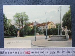 BASEL PARTIE AN DER ELISABETHENANLGE BS AK