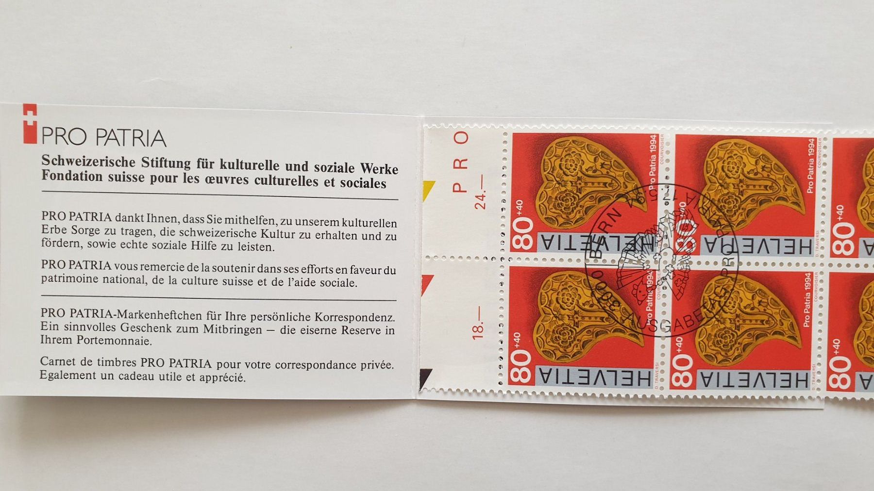 Tutti i francobolli: 7 Markenhefte. Pro Patria. 90iger. CHF 72.- – Nuovo e nell'imballaggio originale da Goldach venduto da armando_r 3