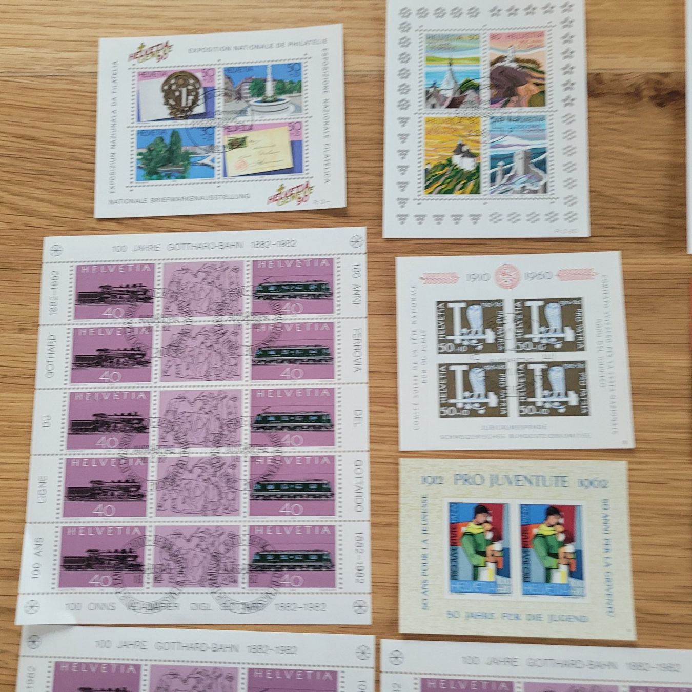Tutti i francobolli: Lot Blocks-feuillet – Usato da Biel/Bienne venduto da Destockweb 7