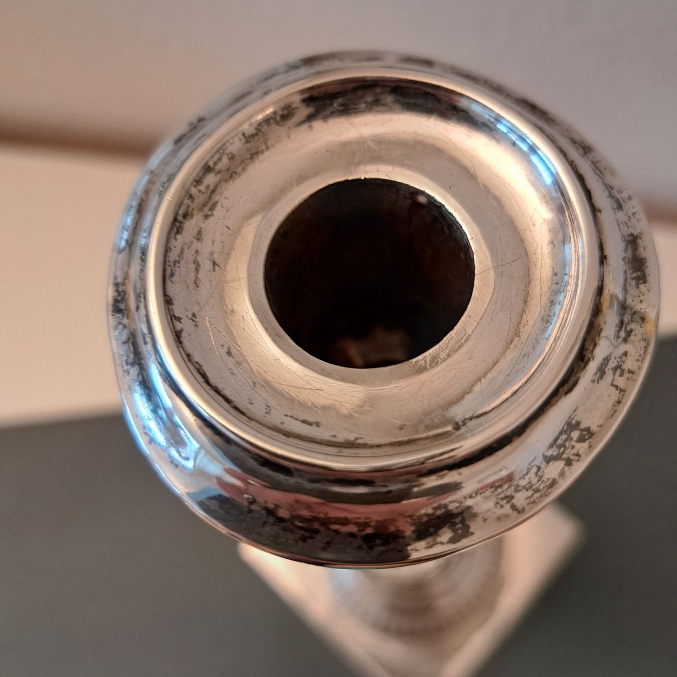 Portacandele: Antiker Kerzenständer Silber – Usato da Grüningen venduto da Tappio 3
