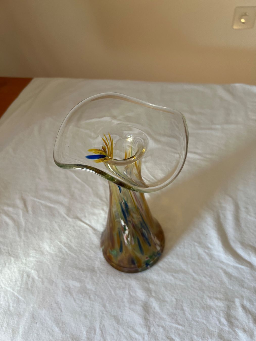 Vasi & Recipienti: Glas Vase bunt gemustert – Usato da Neukirch / Egnach venduto da Taucher68 2