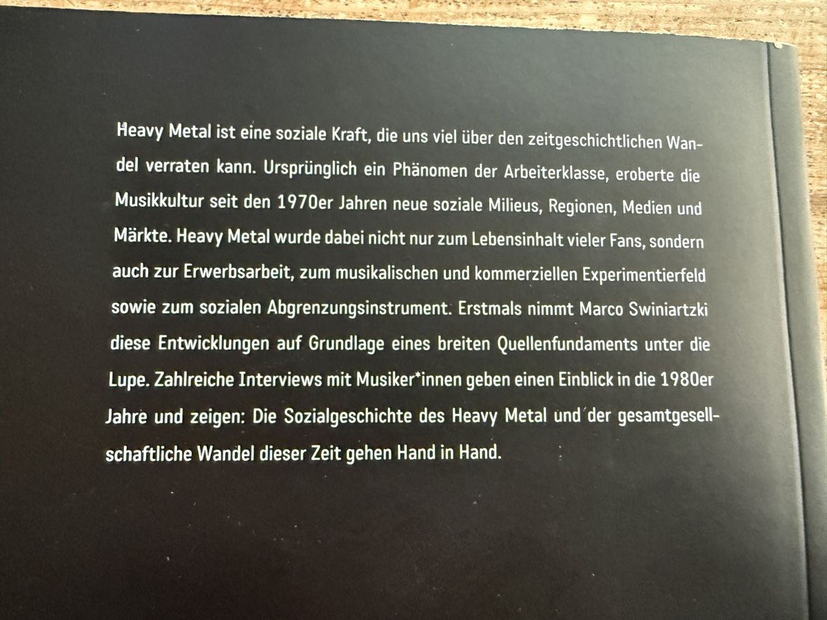 Libri: Heavy Metal Buch Marco Swiniartzki – Usato da Ennetbaden venduto da mapa05 5